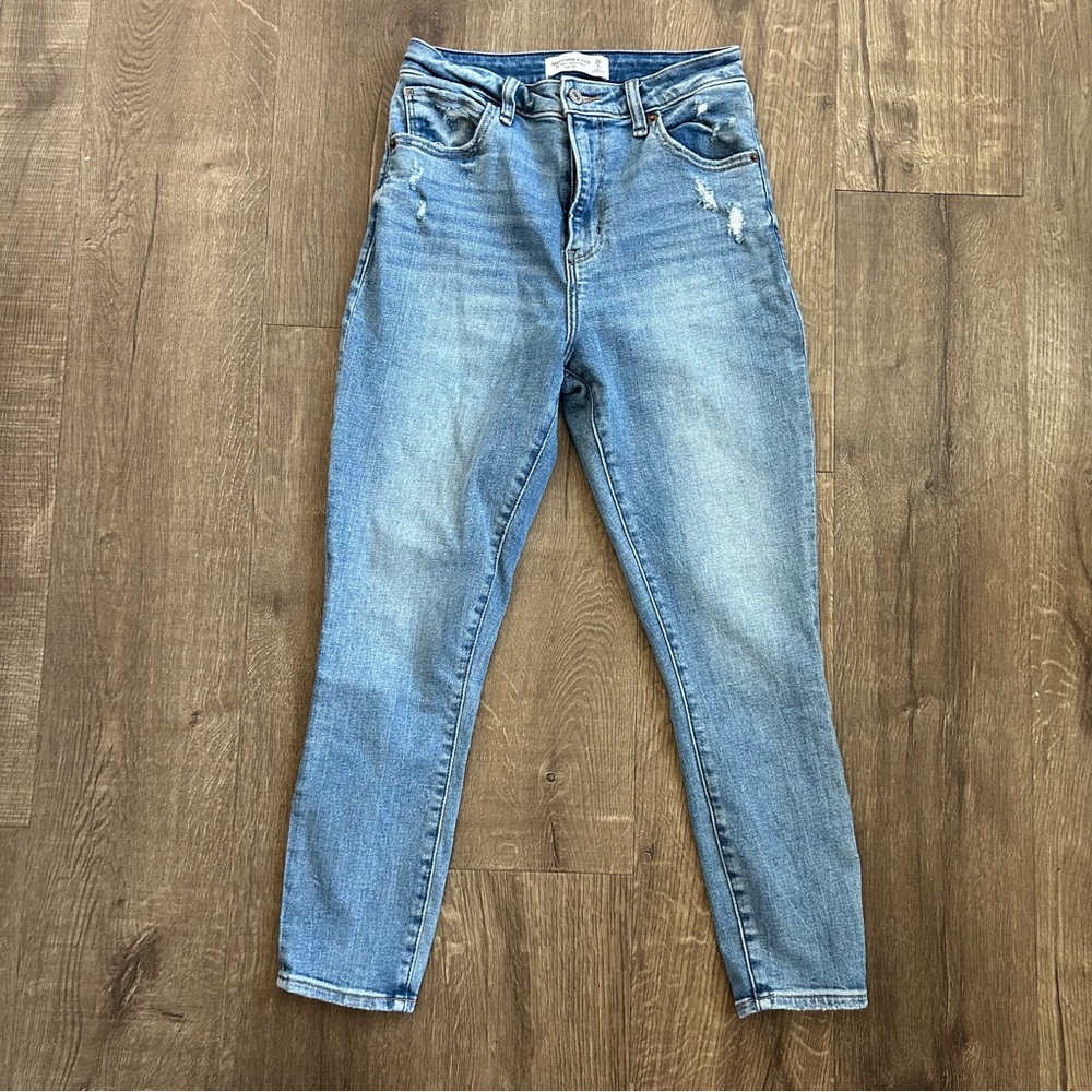 Abercrombie & Fitch Super Skinny Ankle High Rise Curve Love 26